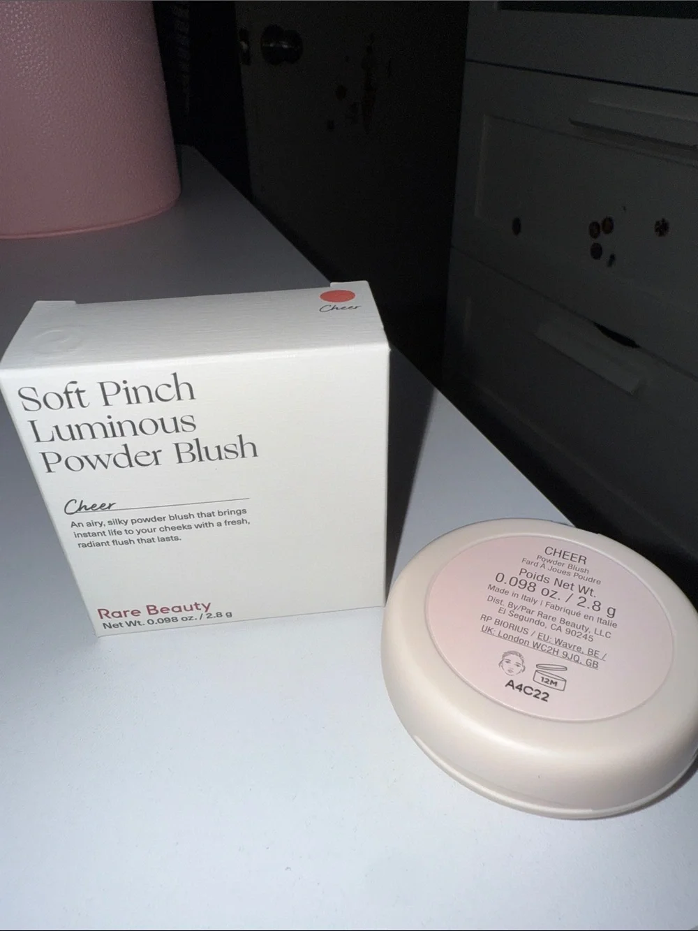 Rare Beauty Soft Pinch Luminous Powder Blush - Cheer (Peach)